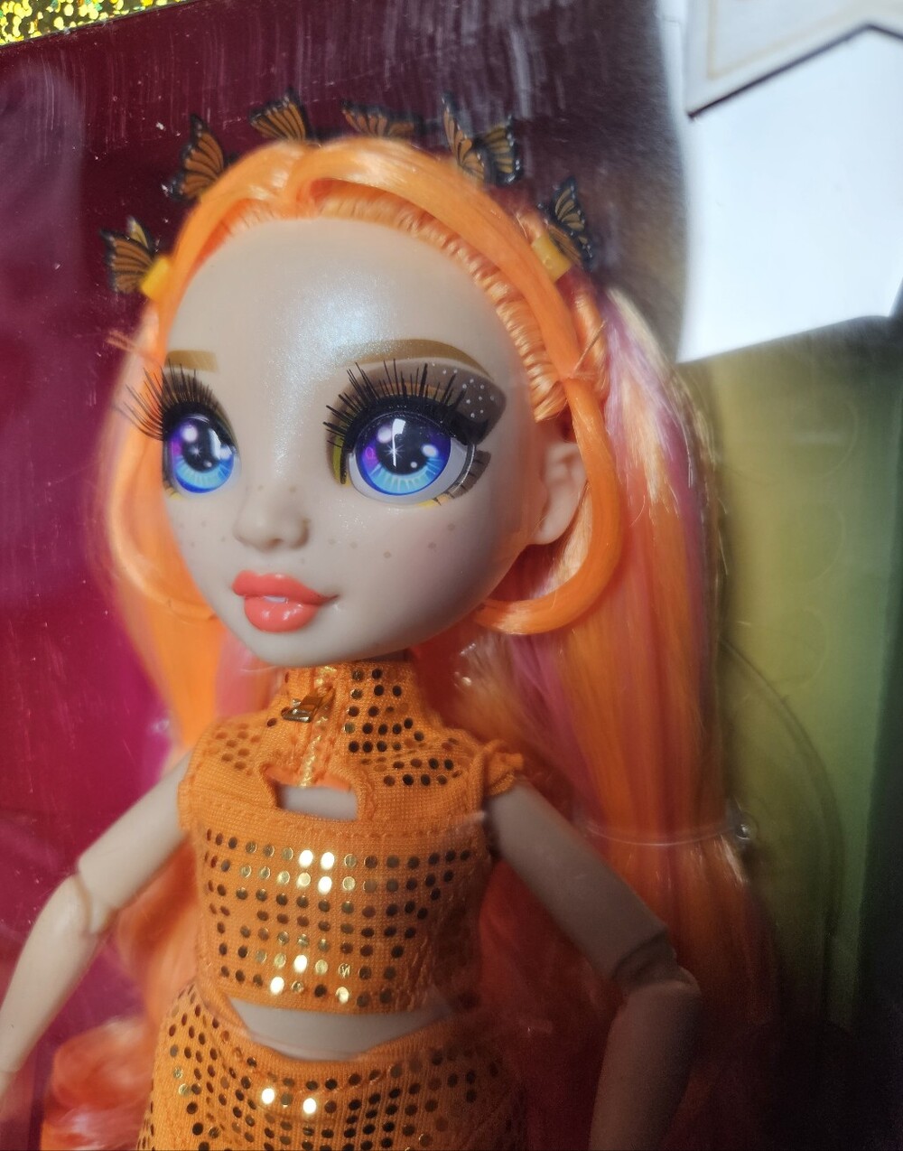 Imported Poppy Rowan Orange Rainbow High Doll - Style Icons - Picture 2 of 9
